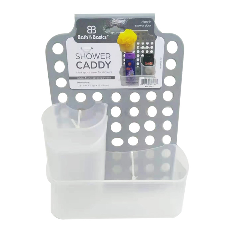 4-Section Plastic Shower Caddy