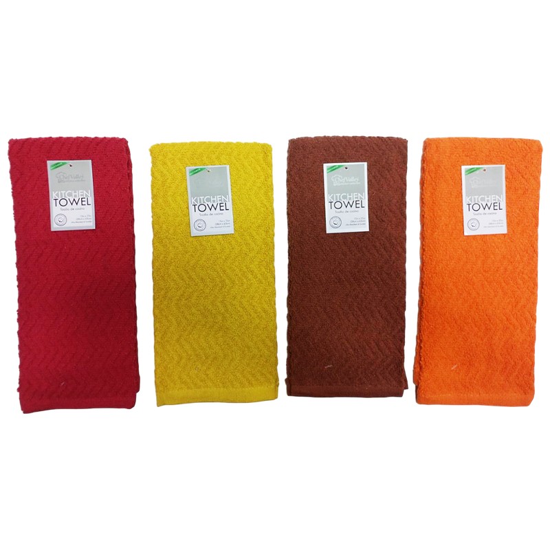 72 Pieces Towel Microfiber 15x25 Inch Beige - Kitchen Towels